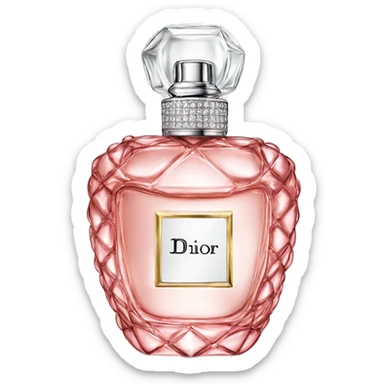 lady dior perfume bottle  sticker