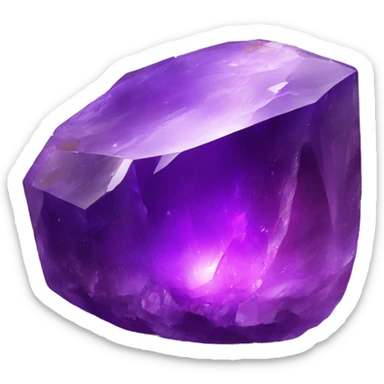 Rainbow Amethyst Chunk gem sticker