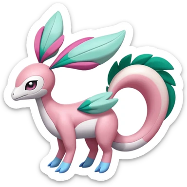  Exotic Meloetta-Palkia-Mezprit-Kirby-Amaura-Fakémon-creature-hybrid sticker