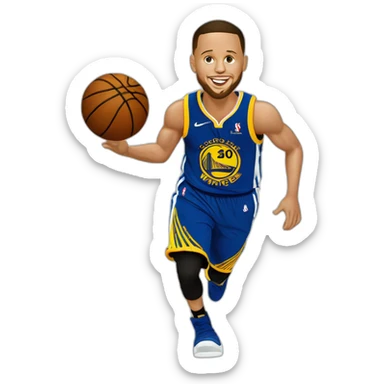 Stephen curry shoot a three  sticker