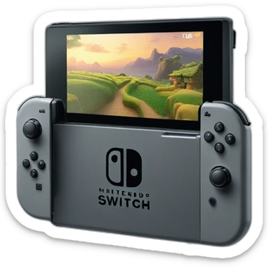 nintendo switch console sticker
