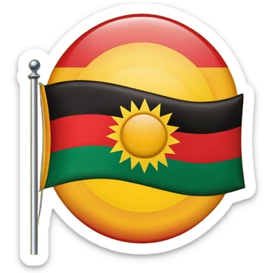 biafran flag sticker