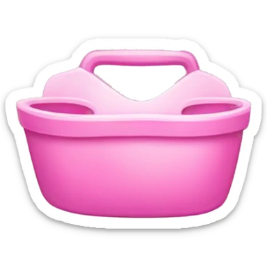 Pink everyday items sticker