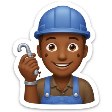 Plumber knows poo sticker