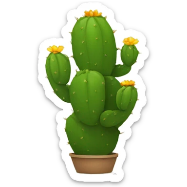 single flat Nopal without pot sticker