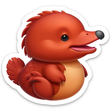 red platypus sticker