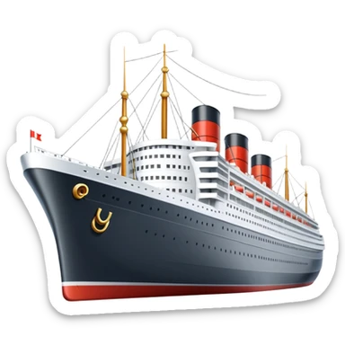 Queen Mary SHIP sticker