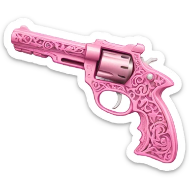 PINK GUN sticker