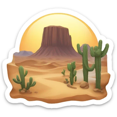 Desert sticker