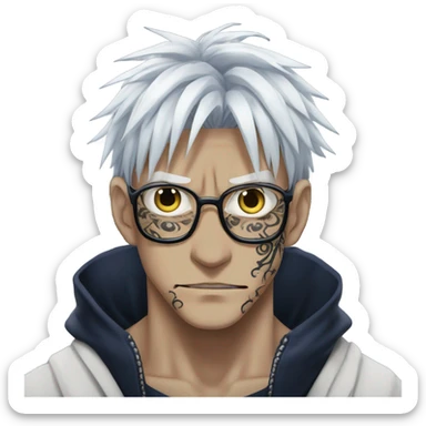 sukuna from jujutsu kaisen, realistic sticker