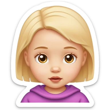 Congratulations on baby girl sticker