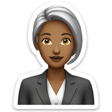 bussines woman sticker