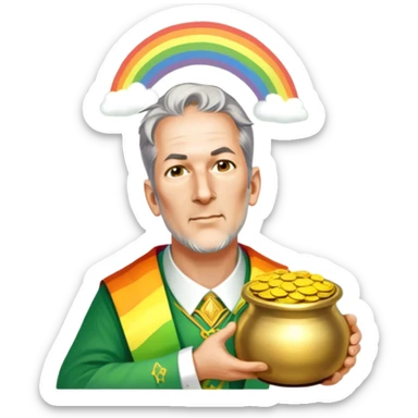 Rainbow Road sticker