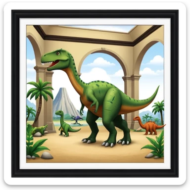 dinosaur Museum sticker