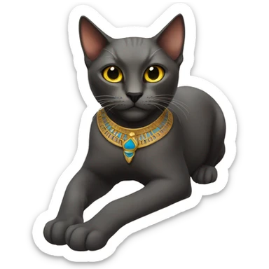 cat egypt sticker