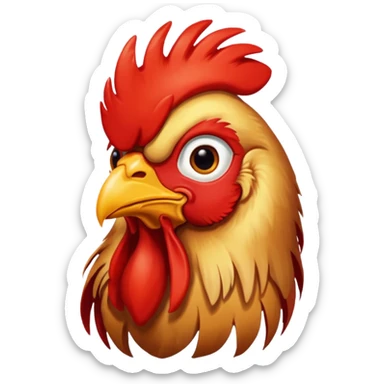 Cock  sticker