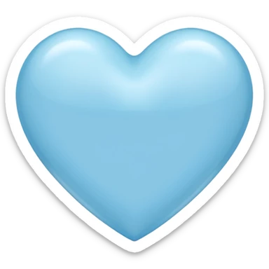 “💕” in light blue  sticker