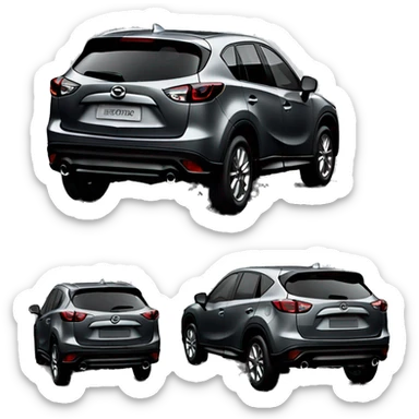 mazda cx5 carbon edition polymetal grey sticker