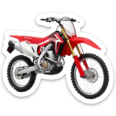 Honda CRF (Dirtbike) - Honda CRF250R (Model Year: 2022) (Iconic colour: Red) sticker