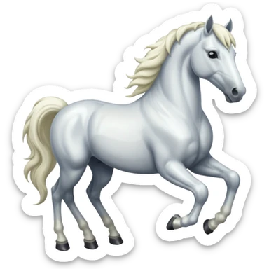 white horse emoji sticker