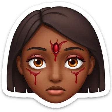 Injury to eye sticker