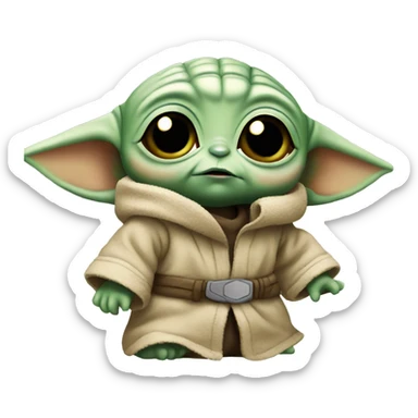 baby yoda sticker