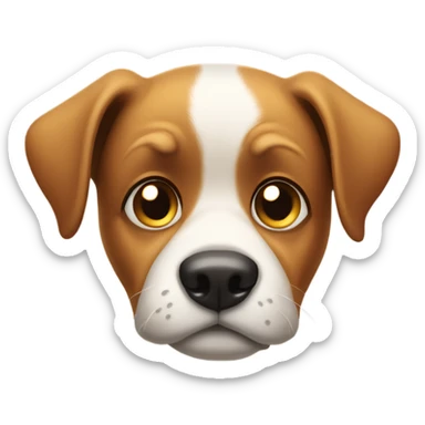 Dog giving side eye sticker