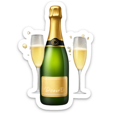 Champagne  sticker