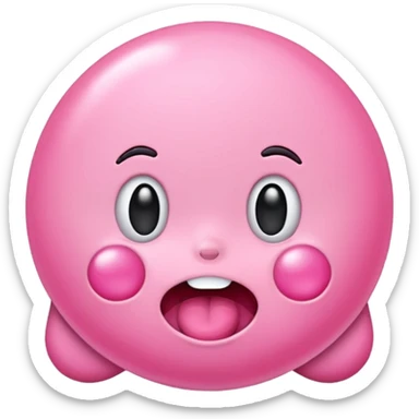 Chicle rosado sticker