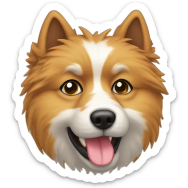 bumpkin-zwergspitz sticker