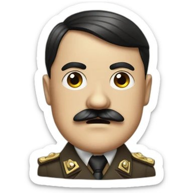 Adolphe hitler sticker