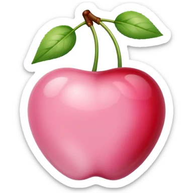 light pink Cherries sticker