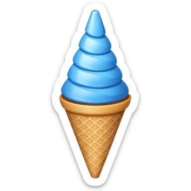 Cono francese blu sticker