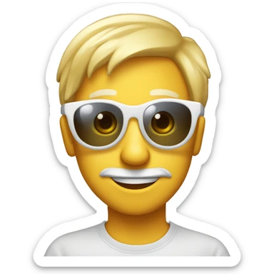 la ranegade con gli occhiali da sole che balla la dab sticker