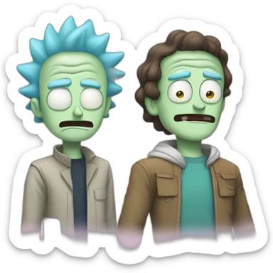 rick and mortys sticker