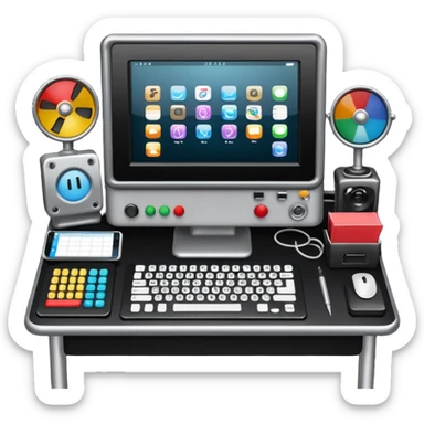 theatre technical desks sticker