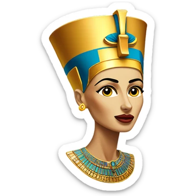 Nefertiti sticker