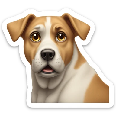 Facepalm dog sticker