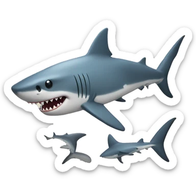 shark with re sticker