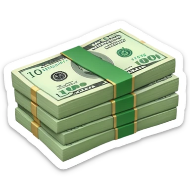 100 dolares canadienses sticker