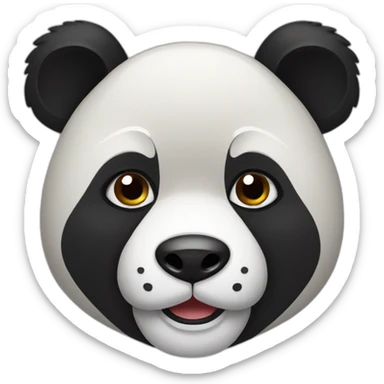 Scottish panda sticker
