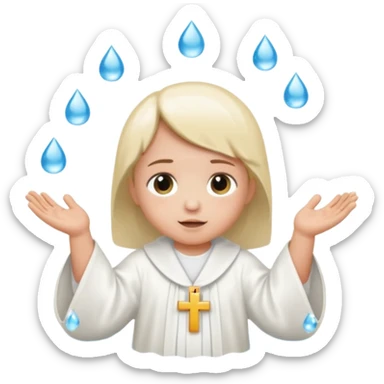 Baby baptism  sticker