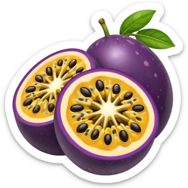 passionfruit fruit sticker