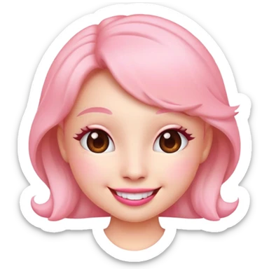 cute pink coquette ios emoji sticker