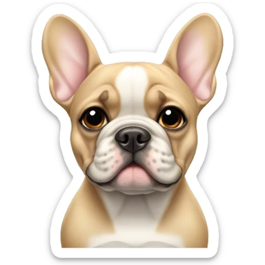 Fawn French Bulldog sticker