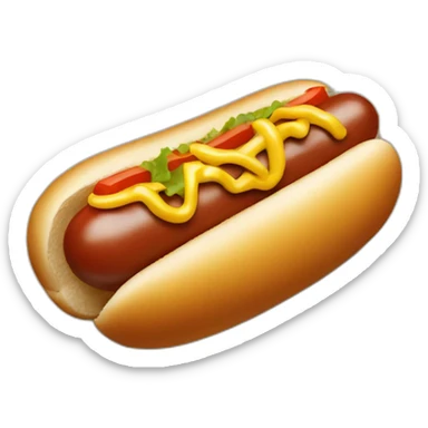Chicago hotdog sticker