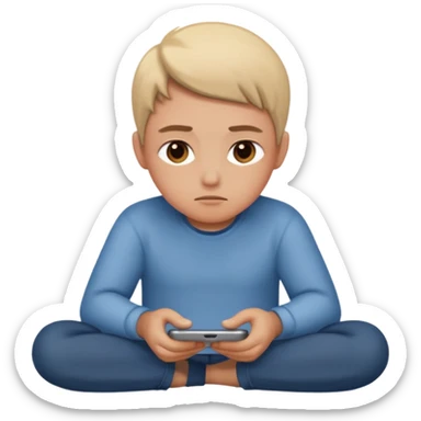 person going poo sticker