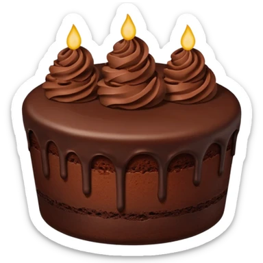 choc cake sticker