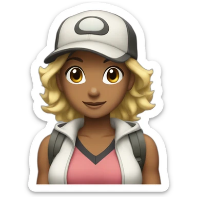 Serena Pokemon Trainer sticker
