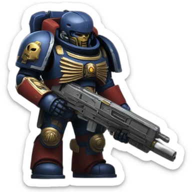 space marine 40k sticker